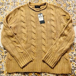 Brand new Khaki Polo Sweater